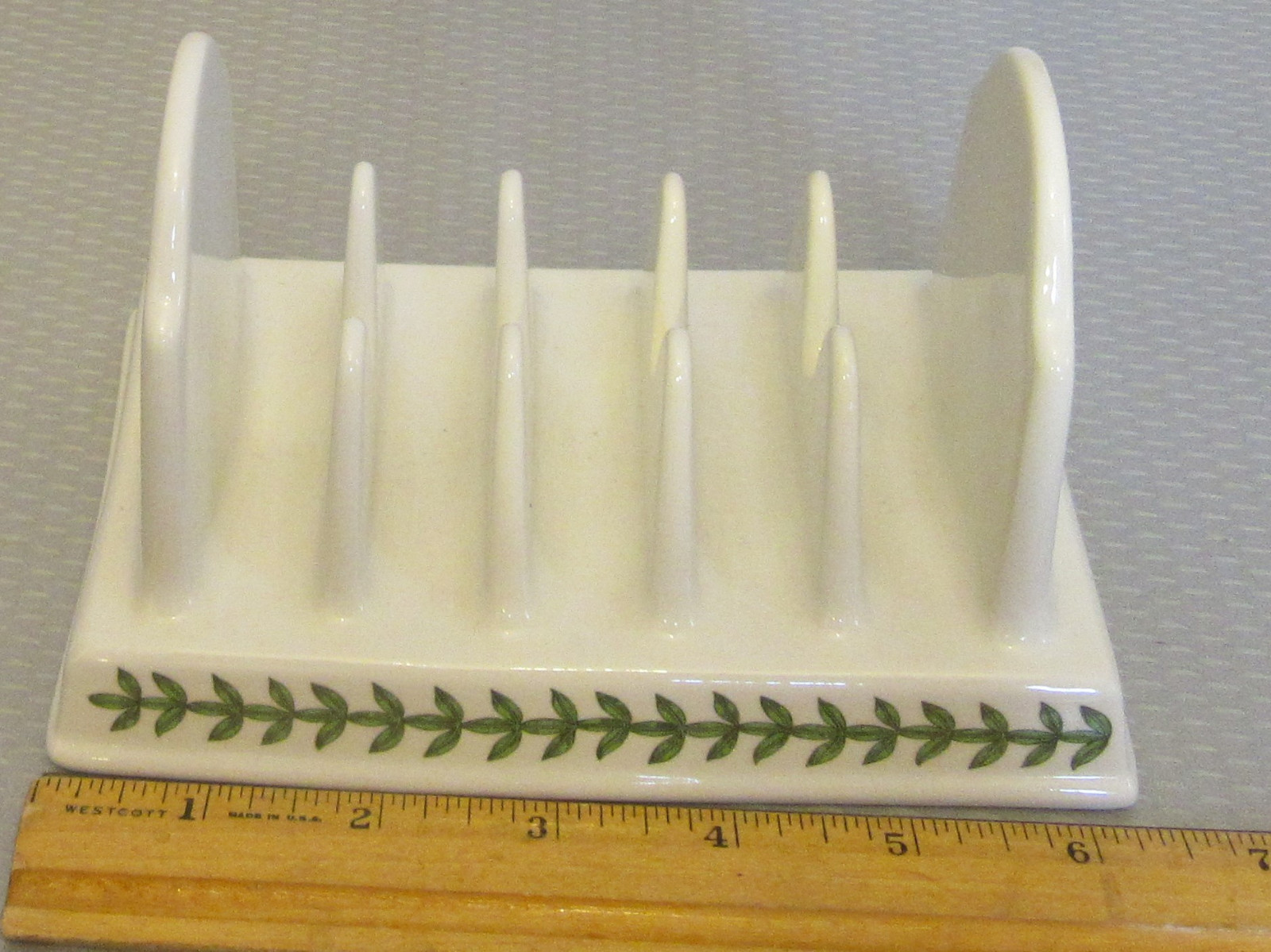 Portmeirion BOTANIC GARDEN Cyclamen Daisy Toast Rack Letter Holder 6031160 vtg