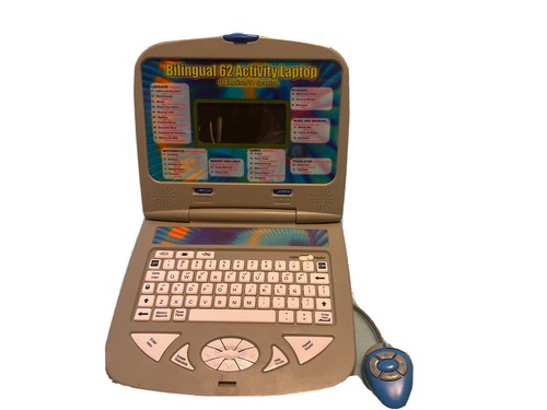 Vintage BILINGUAL 62 ACTIVITY LAPTOP (31 English/31 Spanish