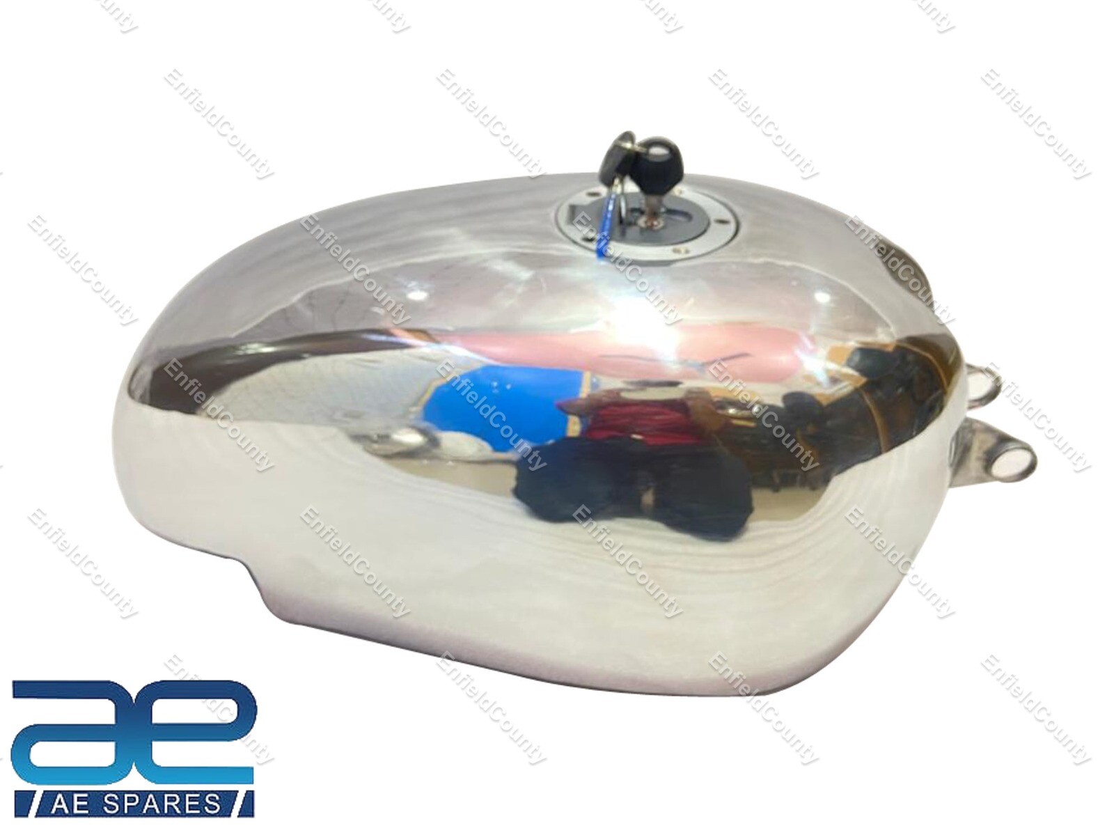For Velocette Thruxton Aluminium Alloy Gas Petrol Fuel Tank With Cap  