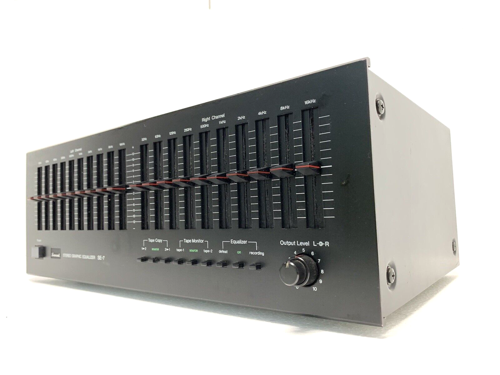 SANSUI SE-7 Stereo Graphic Equalizer Vintage 1979 Hi Fi WORK SANSUI SE-7 Stereo Graphic Equalizer Vintage 1979 Hi Fi WORK