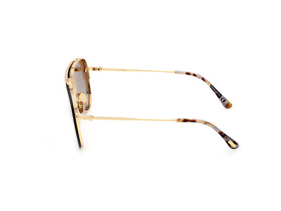 Pre-owned Tom Ford Sunglasses Ft1071 Leon 30f Gold Brown Man