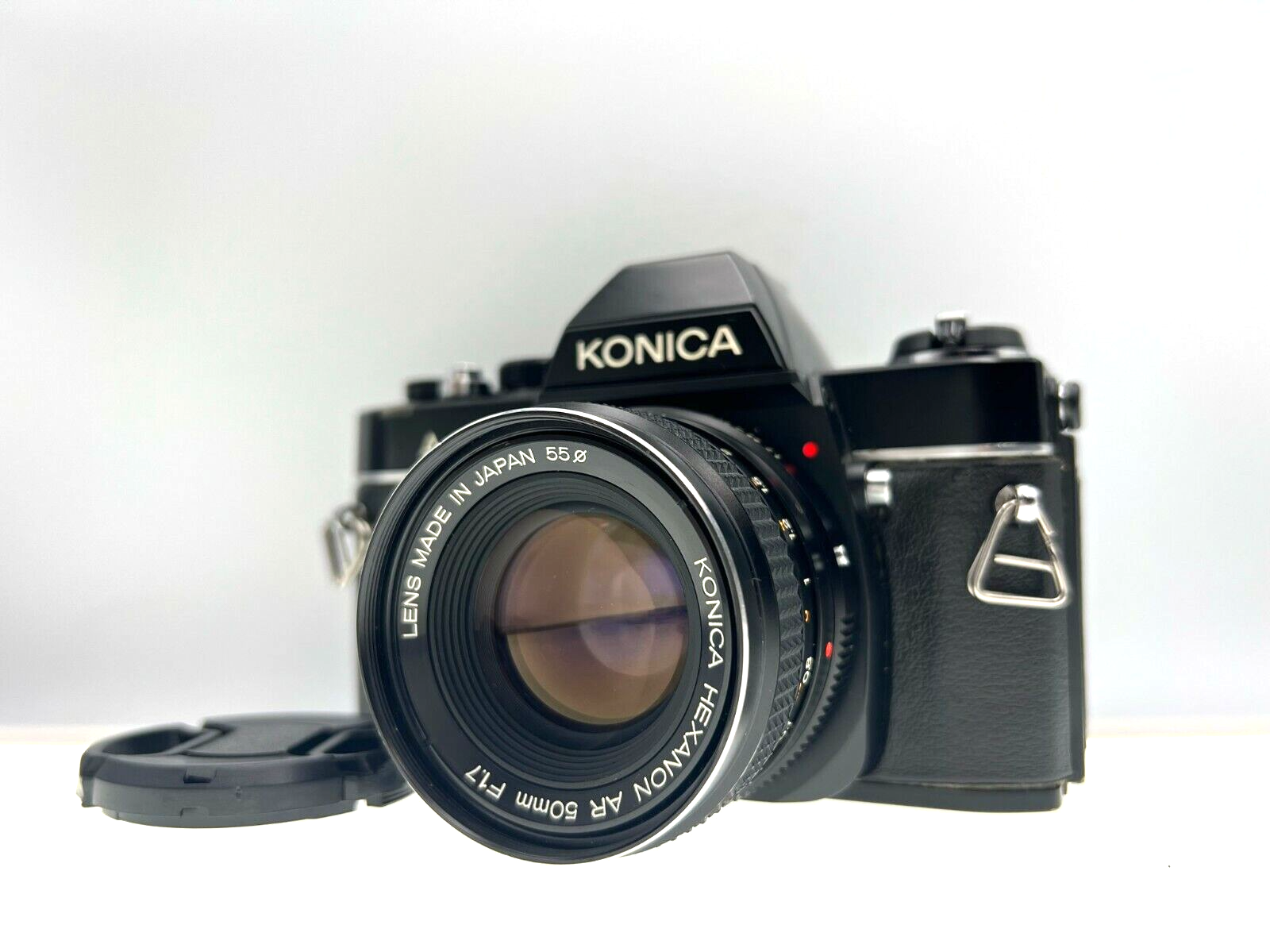 KONICA　Acom-1 As is Read!* Konica Acom-1 Film Camera w/ Hexanon 50mm F/1.7