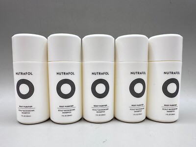 LOT OF 5 NUTRAFOL ROOT PURIFIER SCALP MICROBIOME SHAMPOO 30ML*5 =150ML