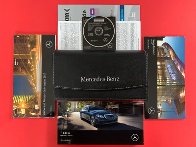 2017 Mercedes (W213) E-Class Sedan E 300 400 E300 E400 4MATIC Owners Manuals Set