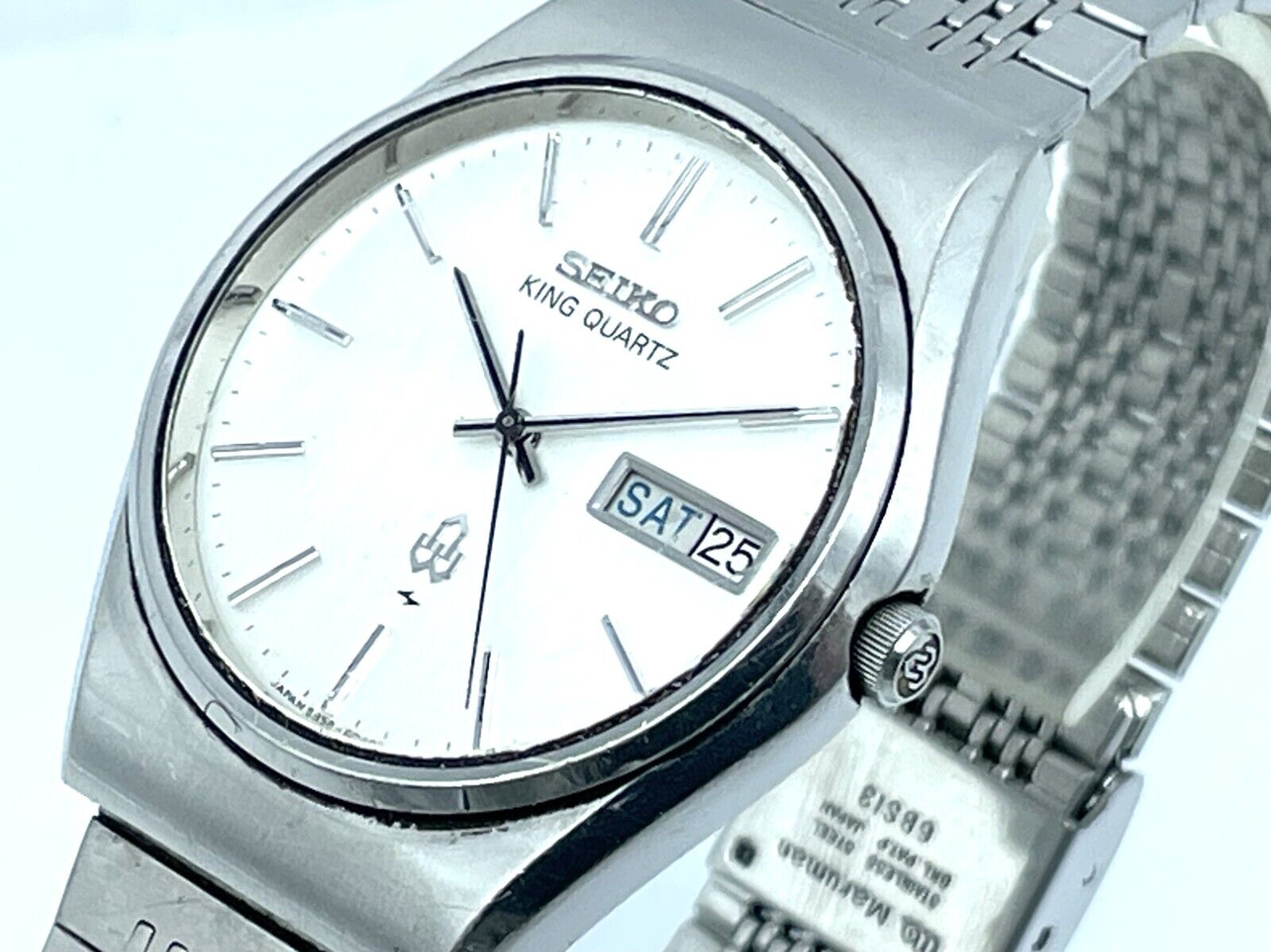Vintage SEIKO KING QUARTZ Men's Watch Quartz Silver Dial New Vintage SEIKO KING QUARTZ Men's Watch Quartz Silver Dial New