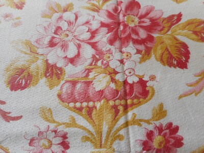 French Fabric Black Ground Floral And Bird Rococo Pattern Cotton Antique 1870 S Dyeing Batik Craft Supplies Tools Indielibre Com