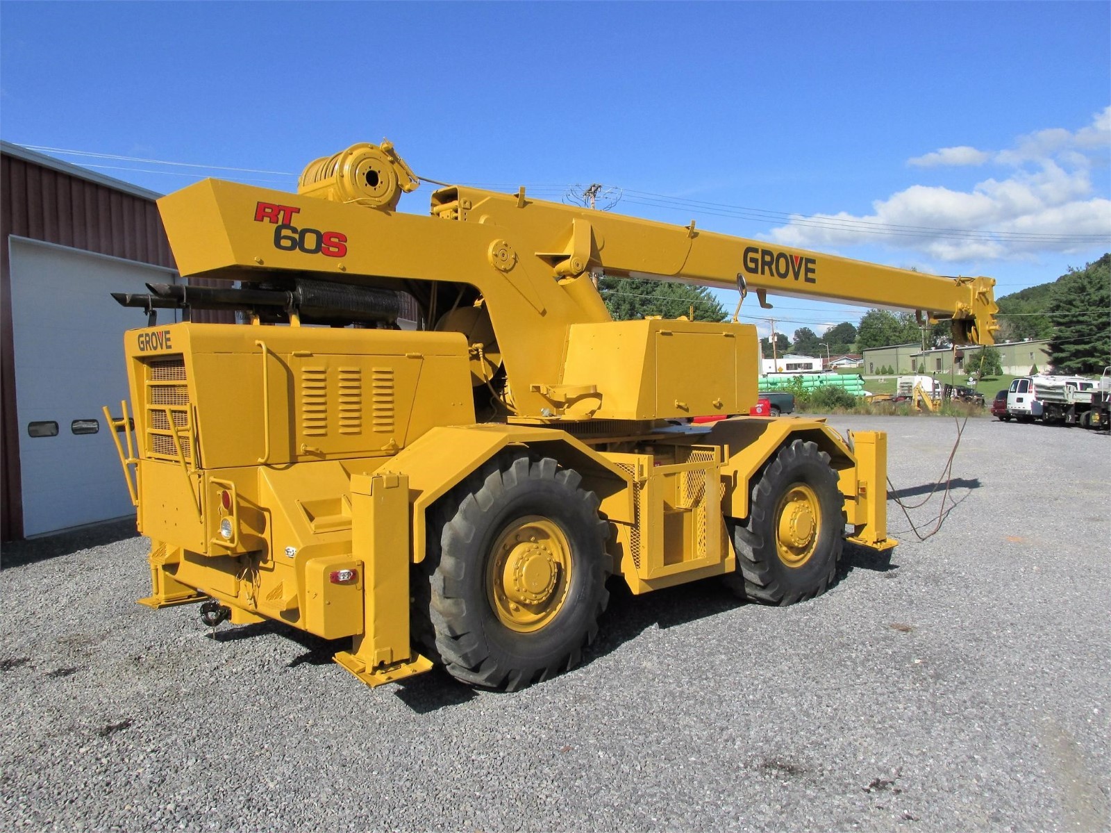 1982 GROVE RT60S ROUGH TERRAIN CRANE 22 TON 4X4 NEEDS NEW LIFT WINCH WORKS GOOD