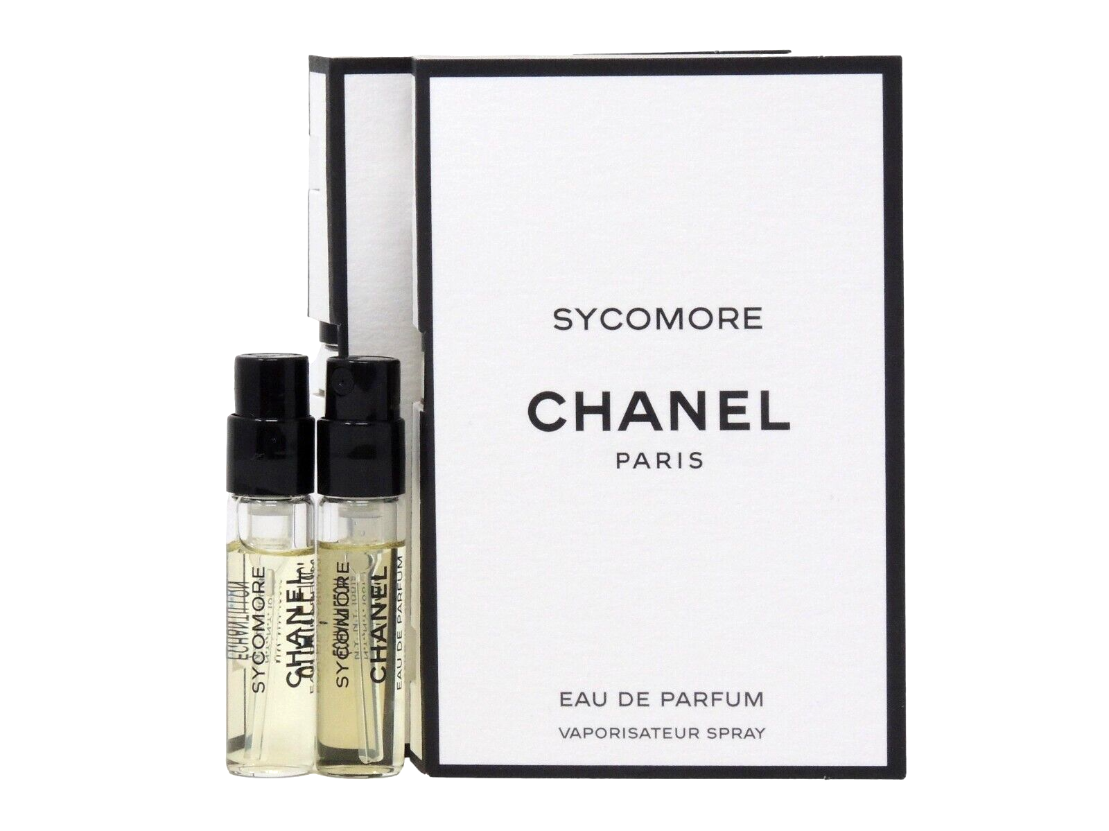 CHANEL SYCOMORE EDP 1.5ml .05fl oz x 2 PERFUME COLOGNE SPRAY