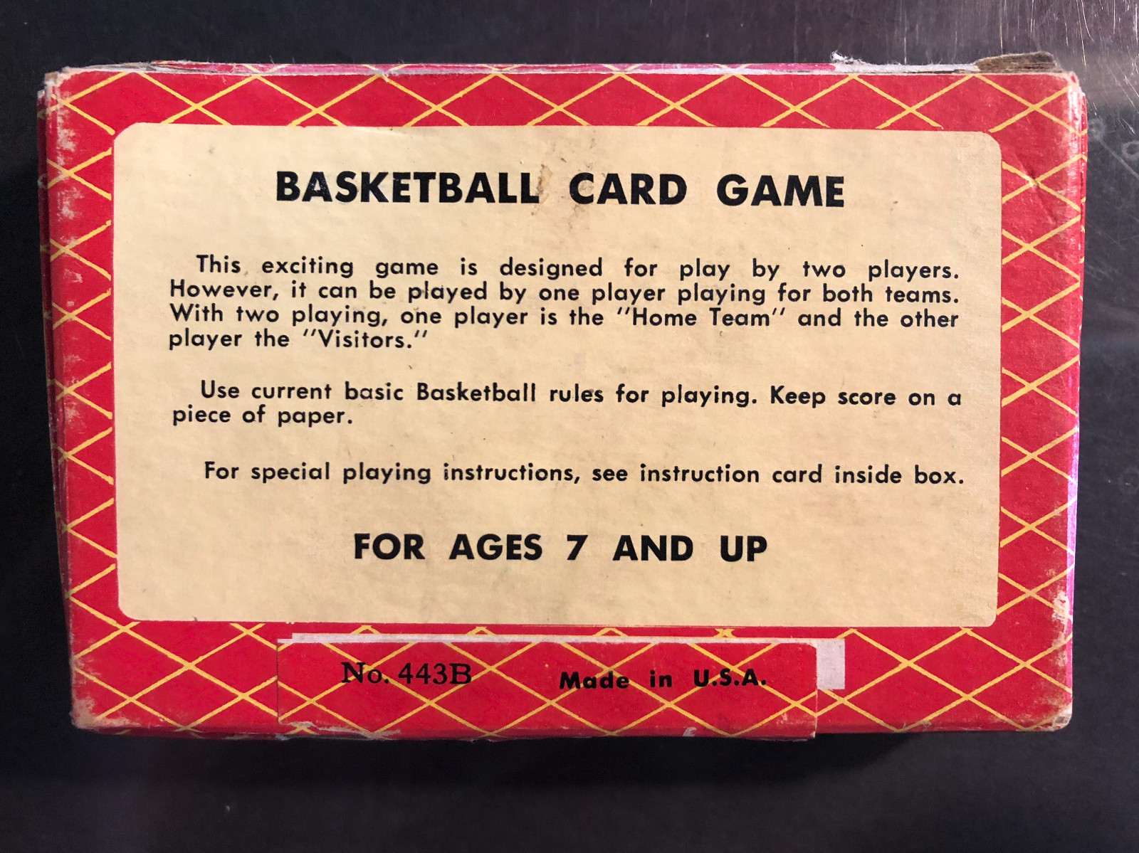 1959 Basketball Card Game, 2004 Baseball Card Game, 1950s Animal Rummy + 1 Game