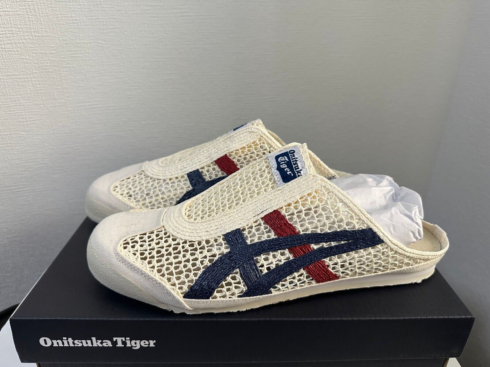 Onitsuka Tiger MEXICO 66 SABOT 1183C123 100 CREAM/MAKO BLUE Onitsuka Tiger MEXICO 66 SABOT 1183C123 100 CREAM/MAKO BLUE