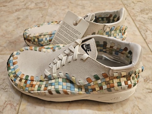 Nike Air Footscape Woven Rainbow Women Sz 7 Casual LifeStyle
