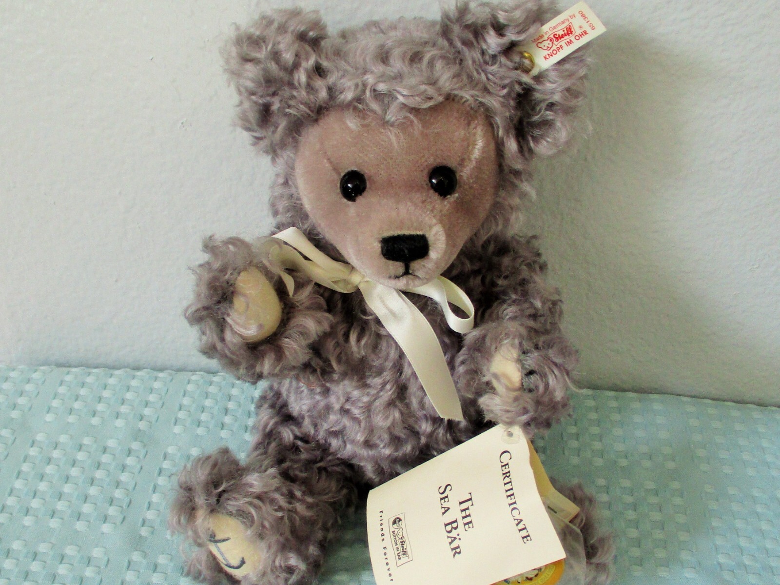 Steiff　1998年製 The Sea Bear ぬいぐるみ 1998 Disney World Steiff 
