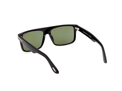 Pre-owned Tom Ford Sunglasses Ft0999 Philippe-02 01n Black Green Man