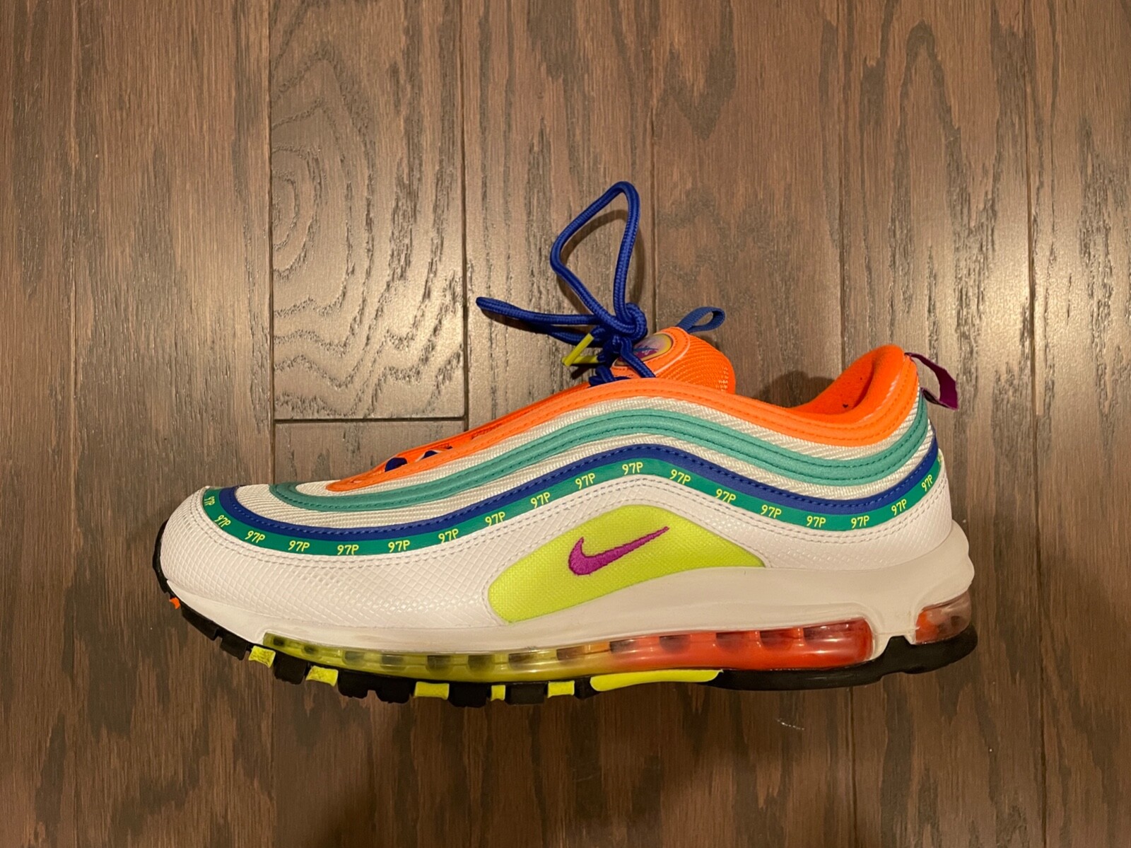 

Nike Air Max 97 OA On Air JL London Summer Of Love White CI1504-100 Мужские 11, Белый, Nike Air Max 97
