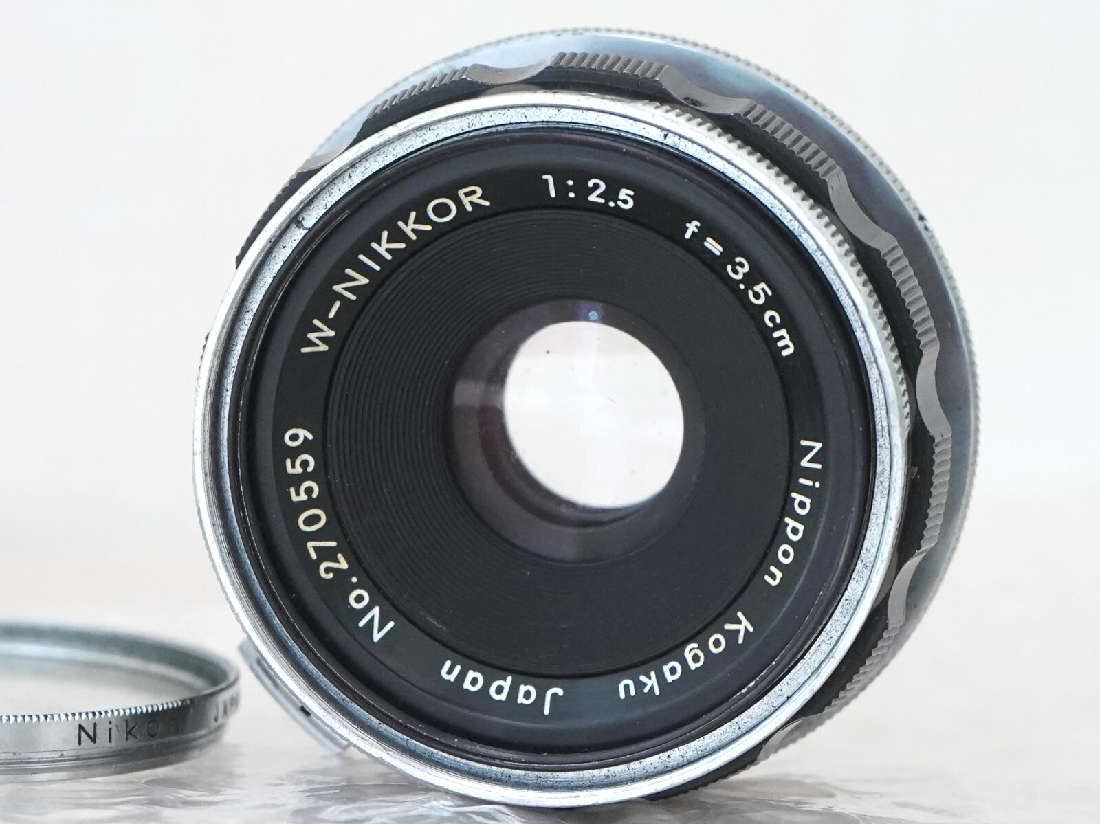 Nikon W-Nikkor 3.5cm F/2.5 Rangefinder Wide Angle Lens