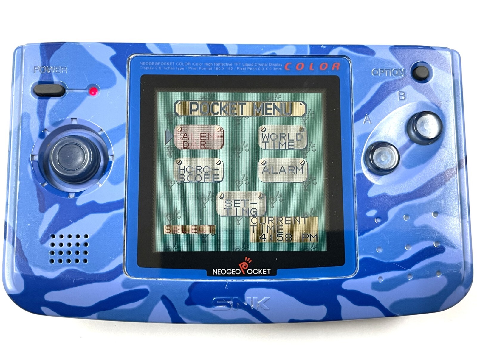 SNK ネオジオポケットカラーNクリスタルブルー 希少品