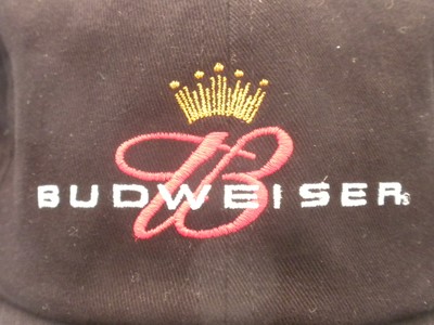 Budweiser Ajustable Black Cap 100% Cotton