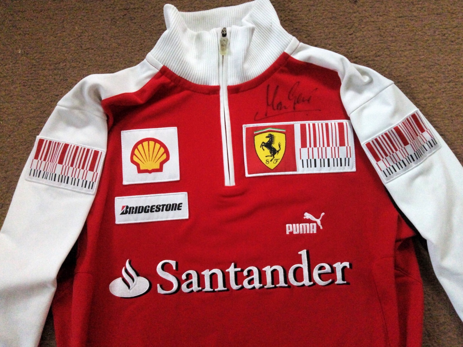 F1 Puma Ferrari Marlboro AMD 支給品 ポロシャツ M F1 Puma Ferrari Marlboro AMD 支給品 ポロシャツ M