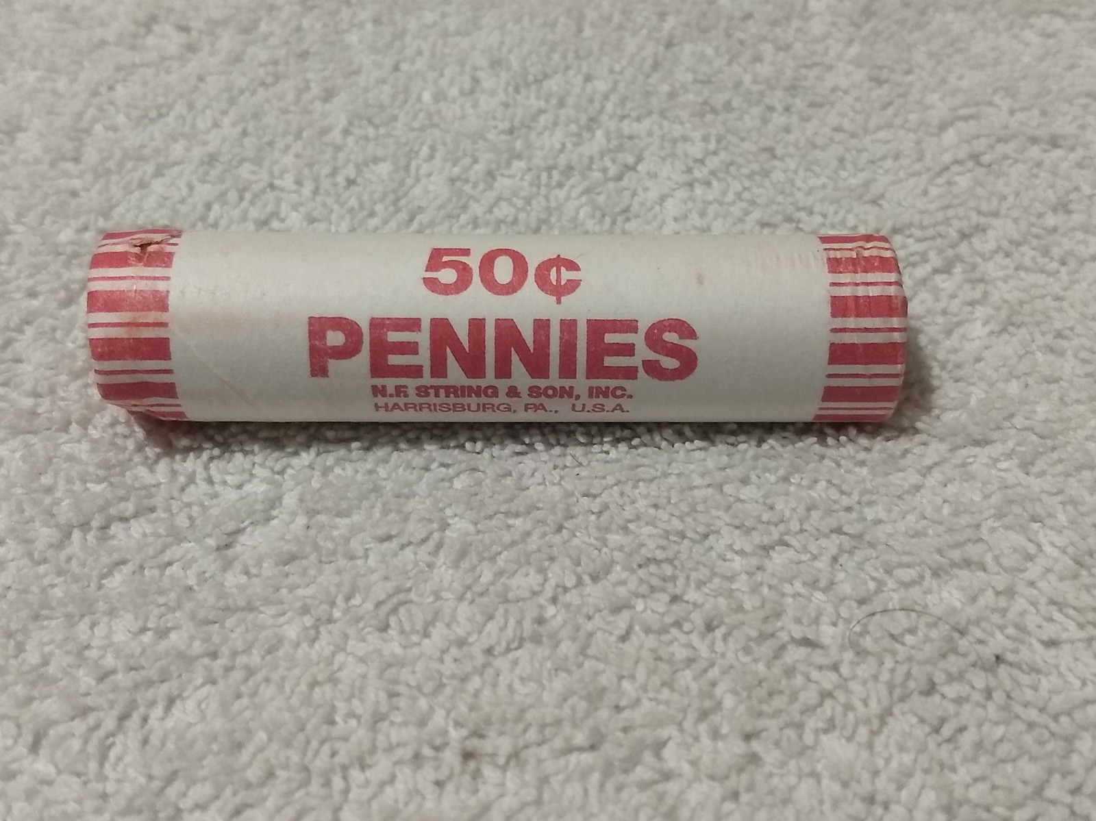 2009 D  Lincoln Log Cabin Early Childhood OBW NF Strings Roll