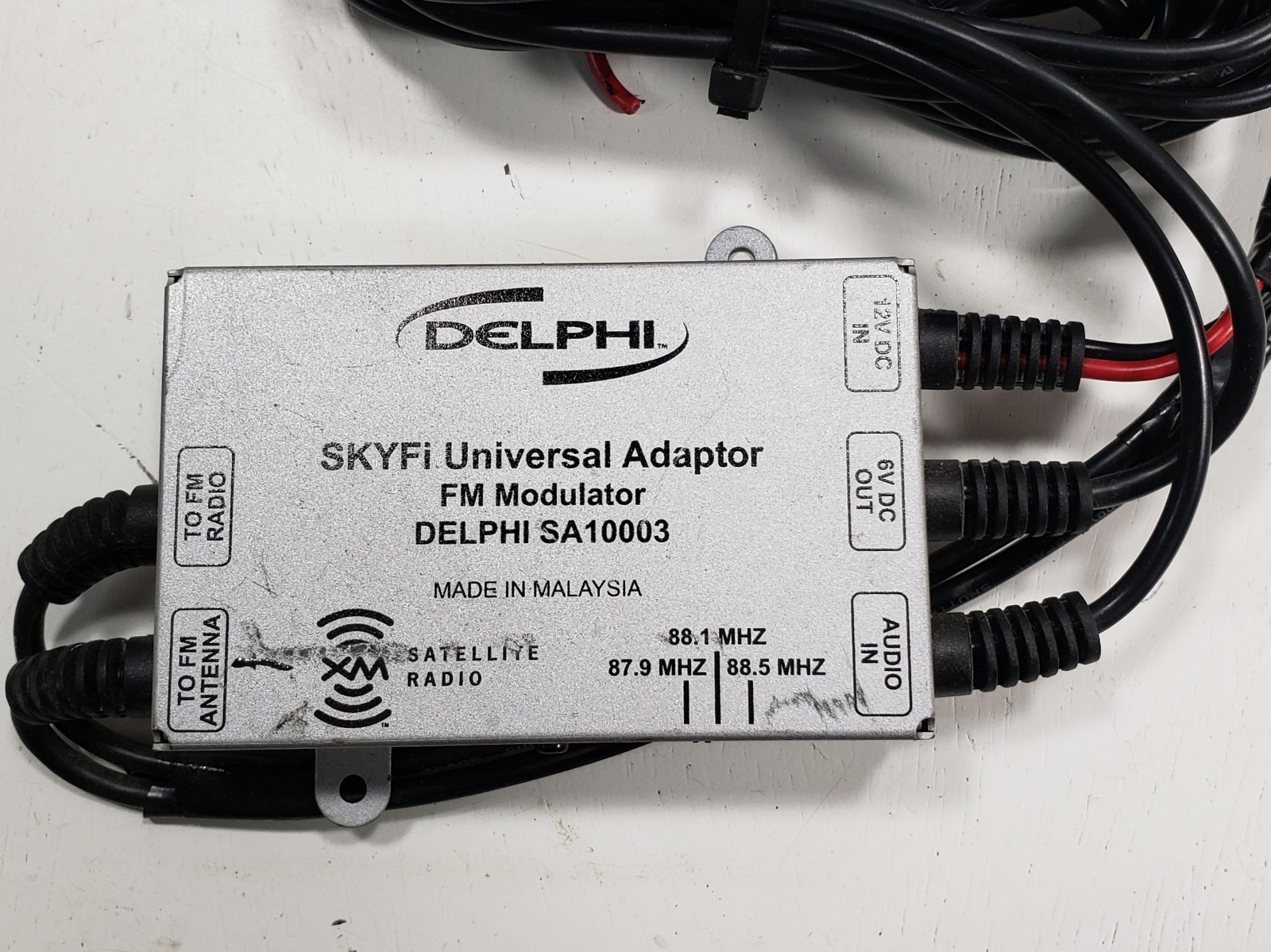 Delphi SA10003 FM Modulator SkyFi Sirius XM Satellite