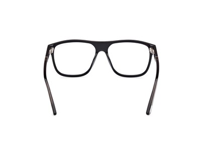 Pre-owned Tom Ford Ft1081 01a Plastic Shiny Black Smoke 58 Mm Men's Sunglasses In Gray