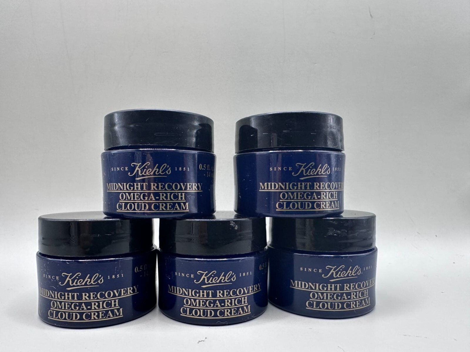 LOTS OF 5 KIEHL'S MIDNIGHT RECOVERY OMEGA-RICH CLOUD CREAM