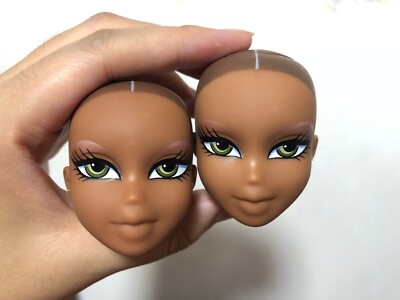 2pcs OOAK Doll Head without Hair Defect
