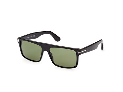 Pre-owned Tom Ford Sunglasses Ft0999 Philippe-02 01n Black Green Man