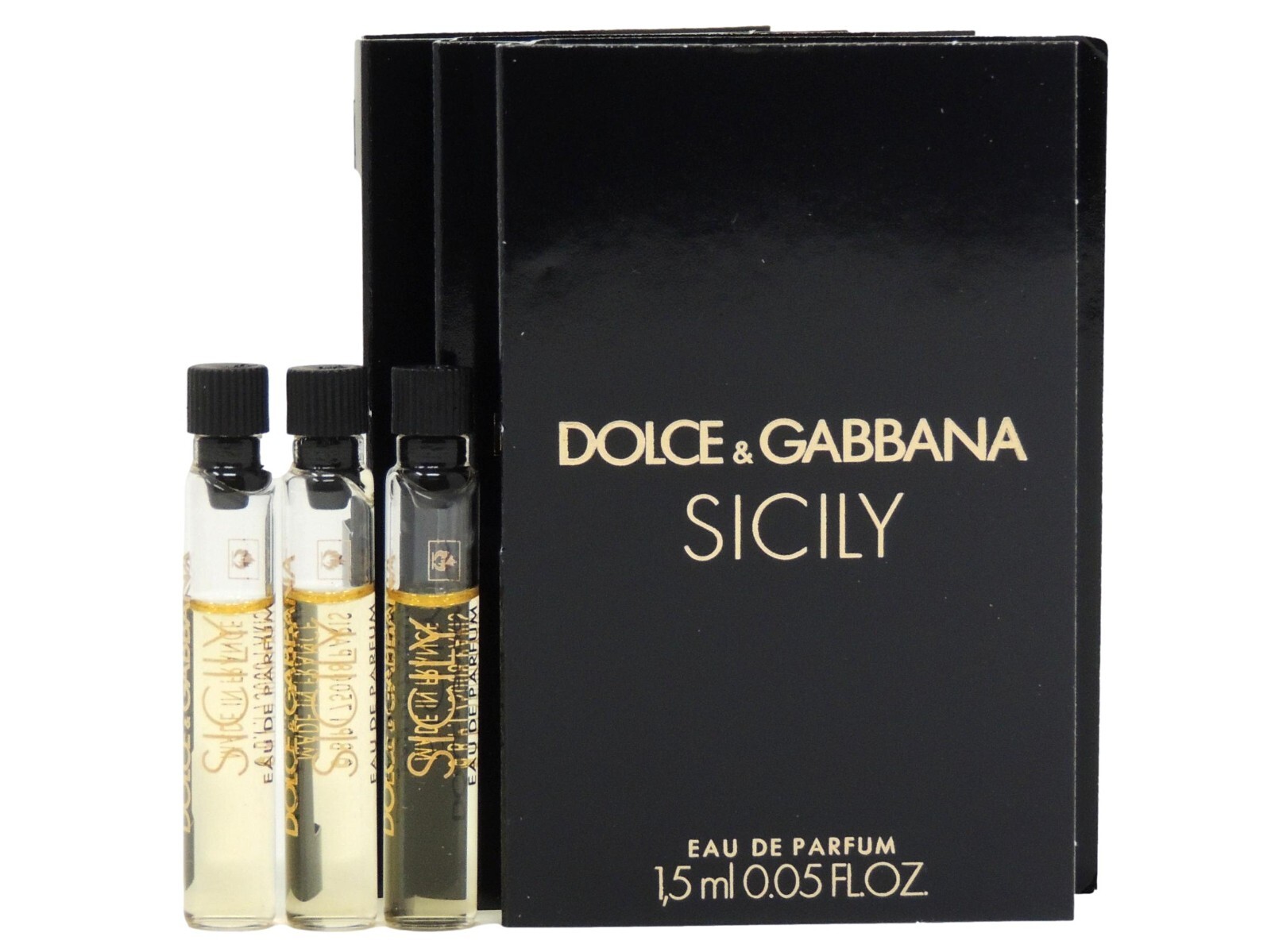 D&G DOLCE & GABBANA SICILY EDP 1.5ml .05fl oz x 3 PERFUME