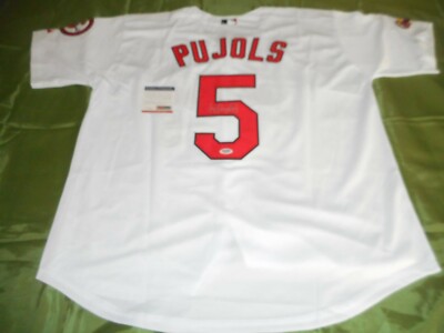 albert pujols autographed jersey