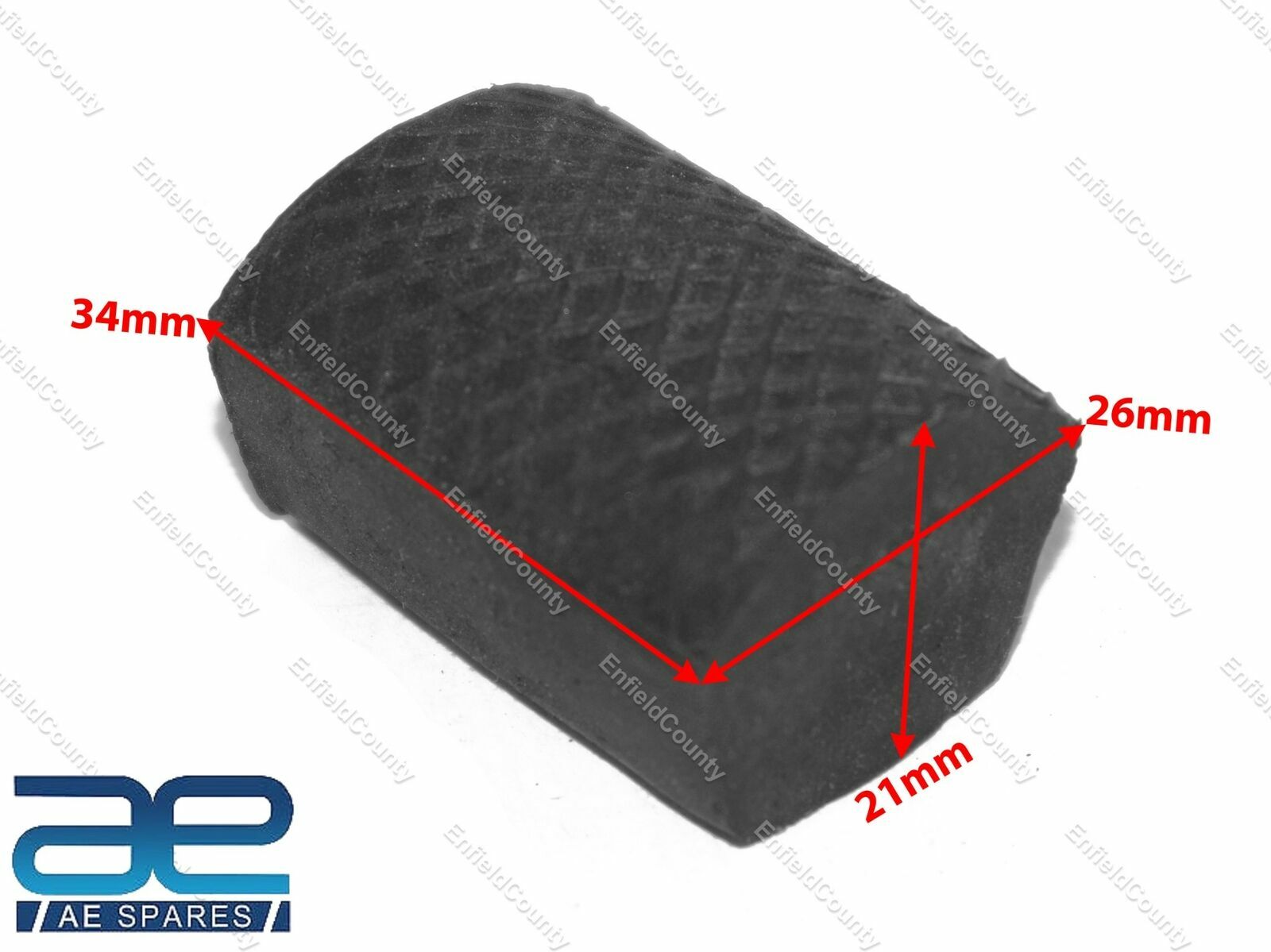 Vespa Rear Brake Pedal Rubber GS SS Sprint Super Rally Scooter 