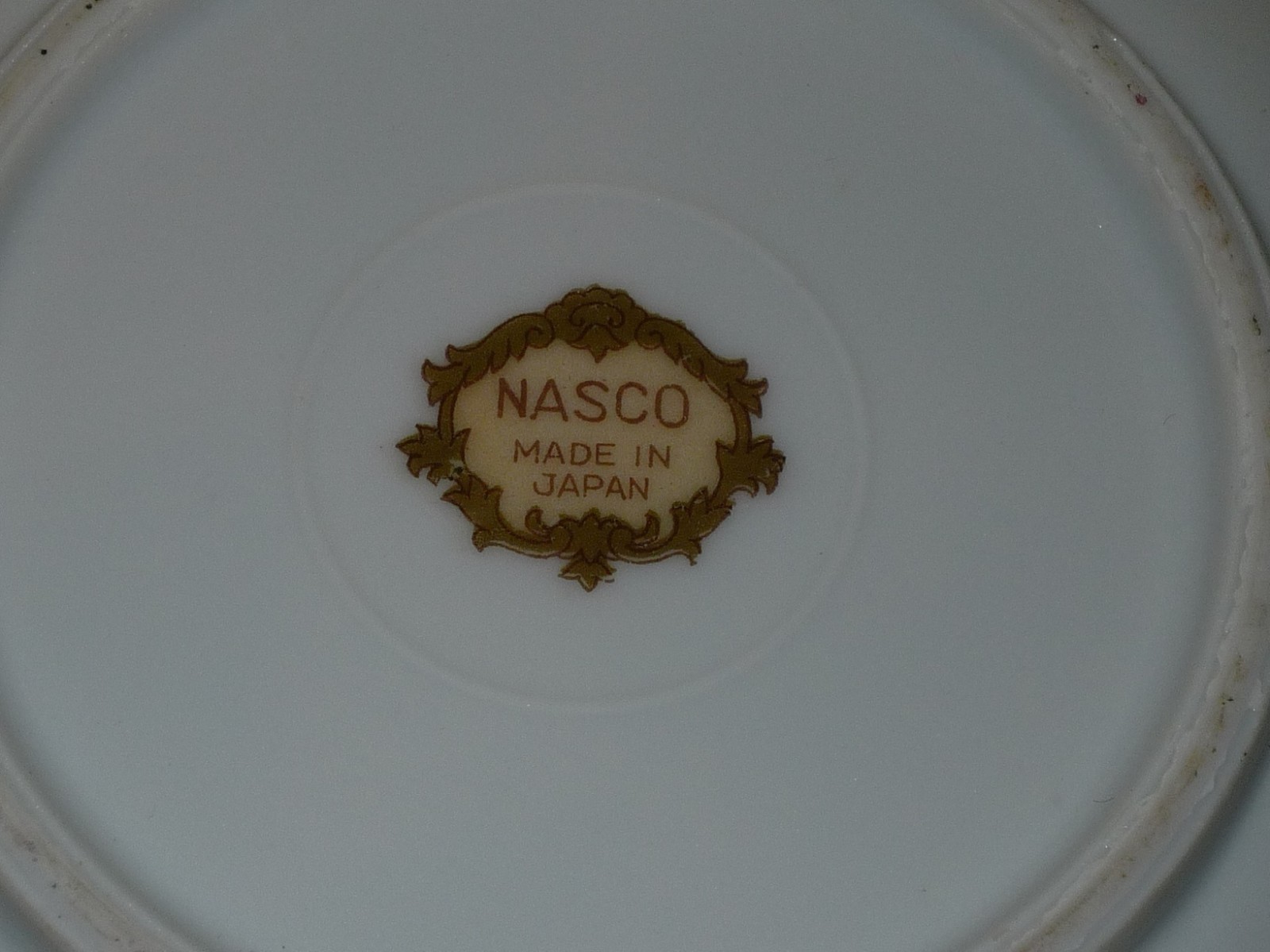 Small Nasco Japan Decorated Plate