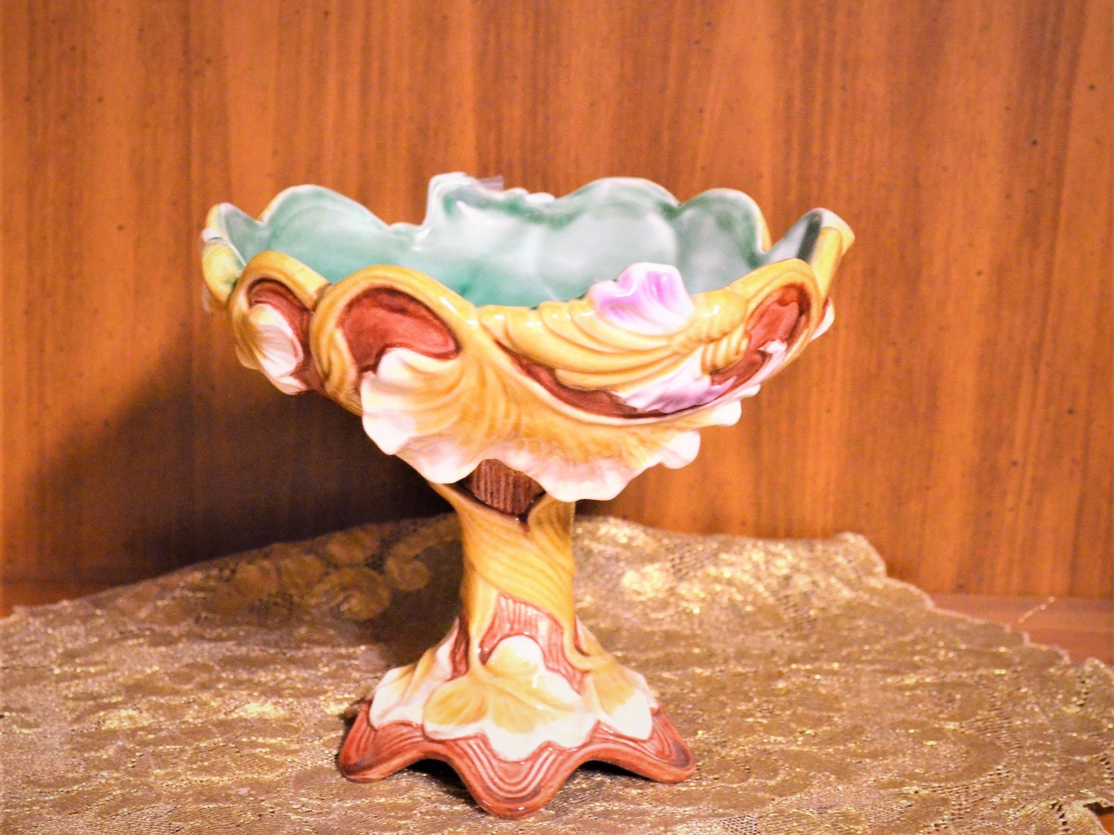 Andrea By Sadek Majolica Bowl  (signed Jay Willfred)