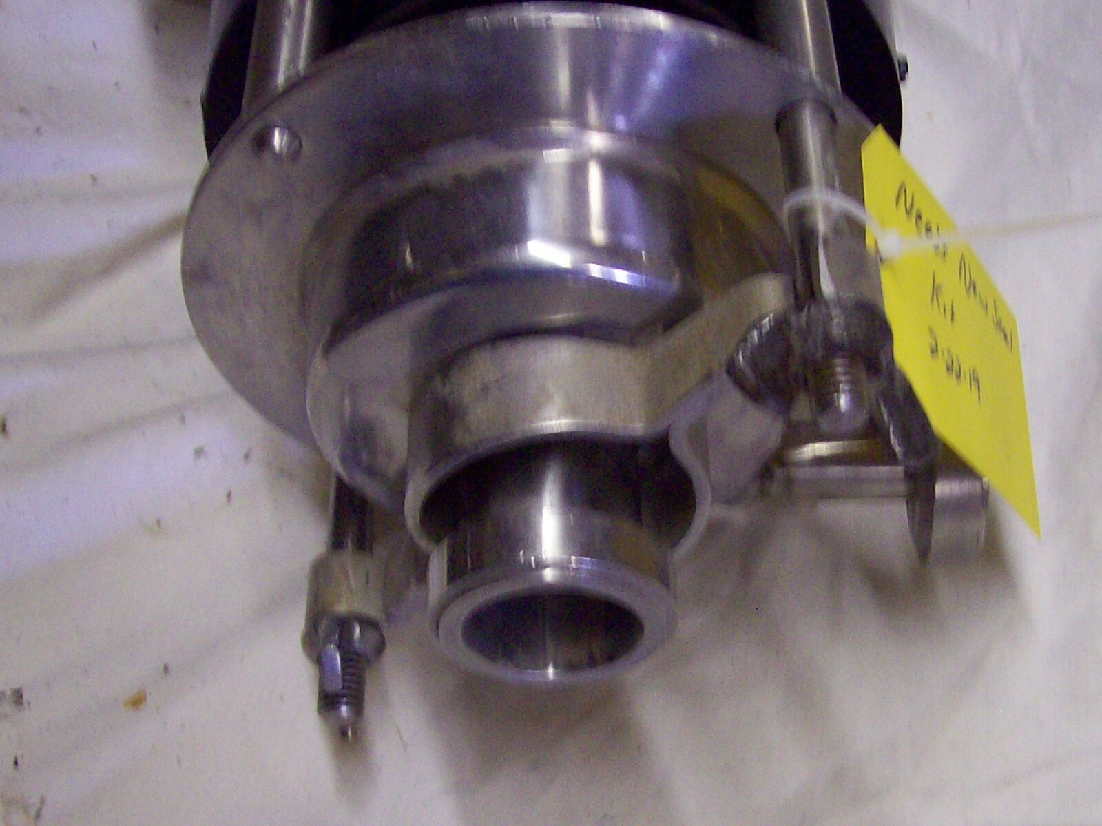 SURGE Milk Sanitary Pump with 1hp 1ph Baldor Motor
