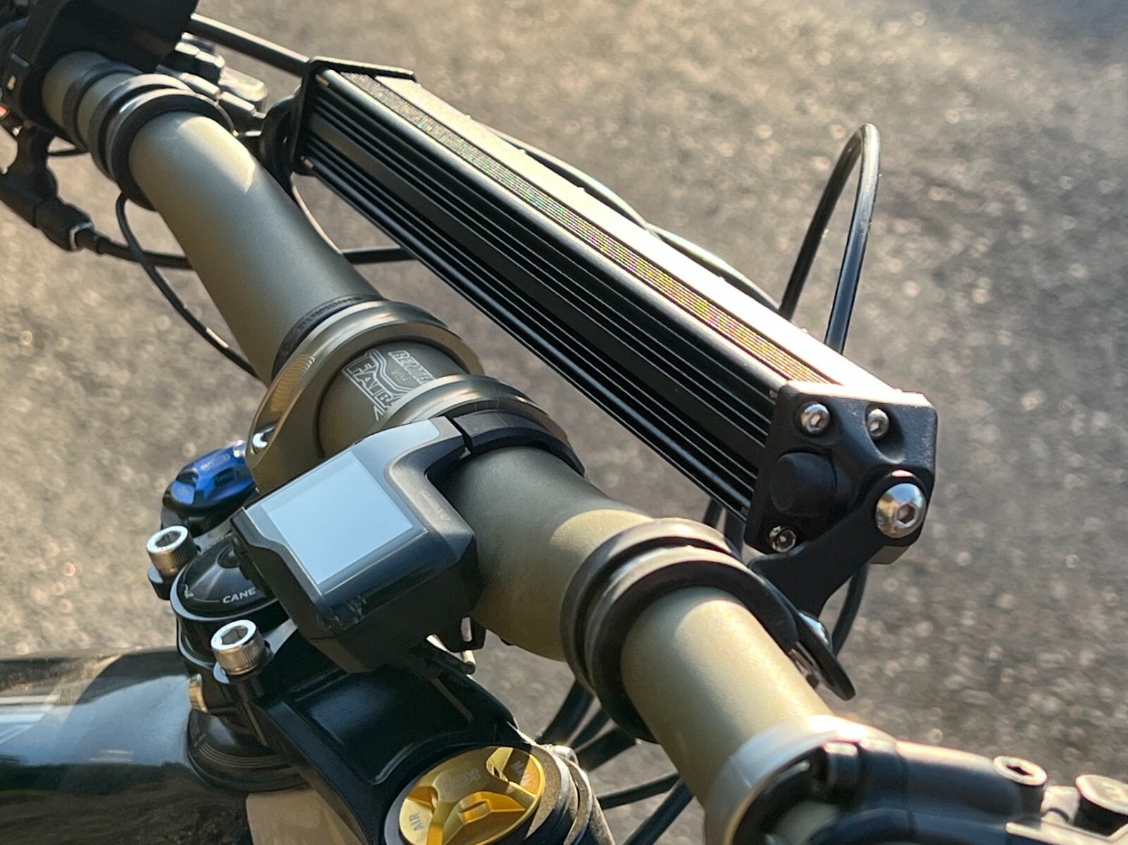 E Bike LED Light Bar headlight bicycle Shimano E5000, E7000, E6100, E6110 EP8 