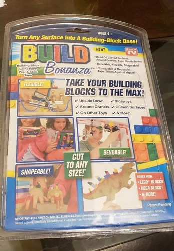 Build Bonanza As Seen on TV Flexible Building Block Base in Blue/Green/Red/Gray