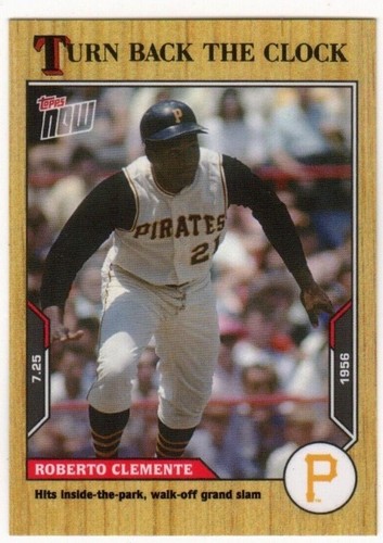 2021 Topps Now Turn Back the Clock - Roberto Clemente #116