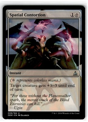 MTG Magic The Gathering Spatial Contortion Uncommon Lightly Played