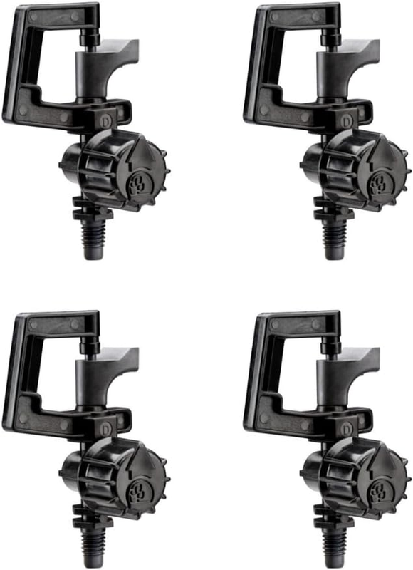 RS4PKSX Rotary Sprinkler 10-32 Threaded for 360° Full Circle 4-Pack