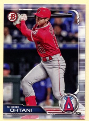 2019 Bowman Shohei Ohtani baseball card #34 Los Angeles Angels