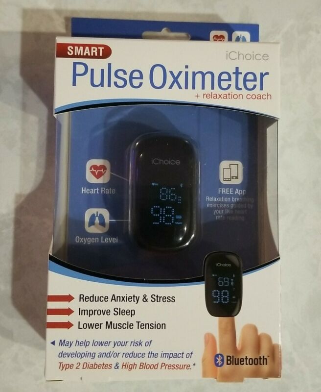 Ichoice Ox200 Smart Pulse Oximeter + Relaxation Coach - New