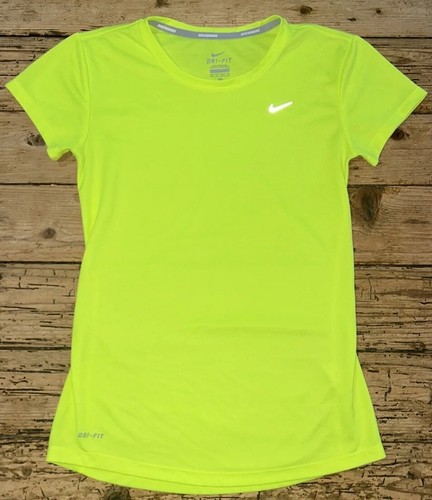 Nike Women's Size XS Neon Yellow Dri-Fit Running Short