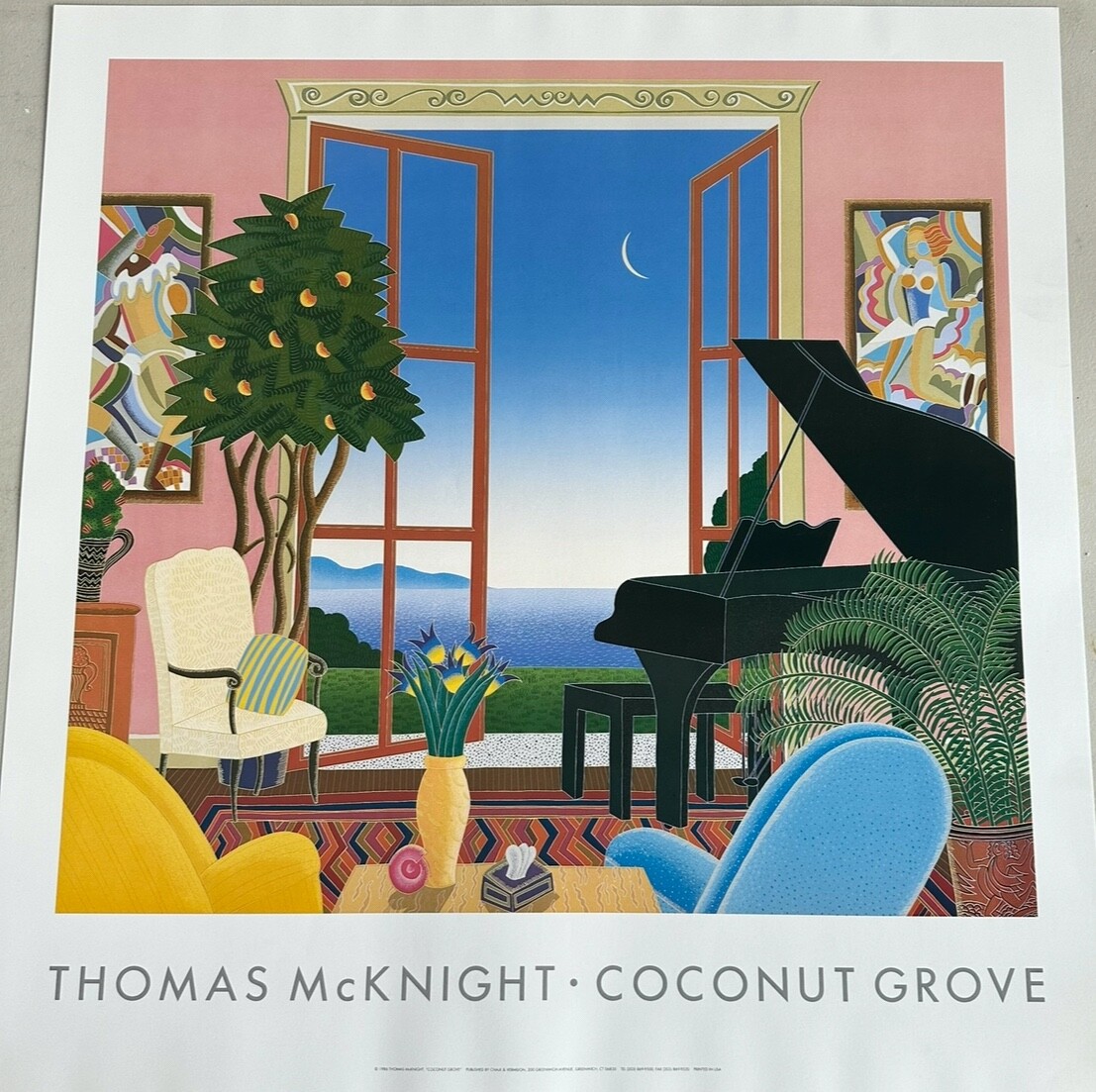 80年代　Thomas McKnight coconut grove ポスター $_57.JPG?set_id=880000500F