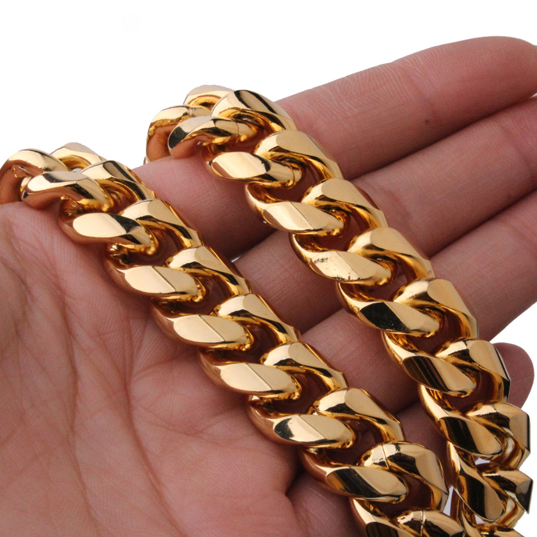 Золотая цепь Cuban link