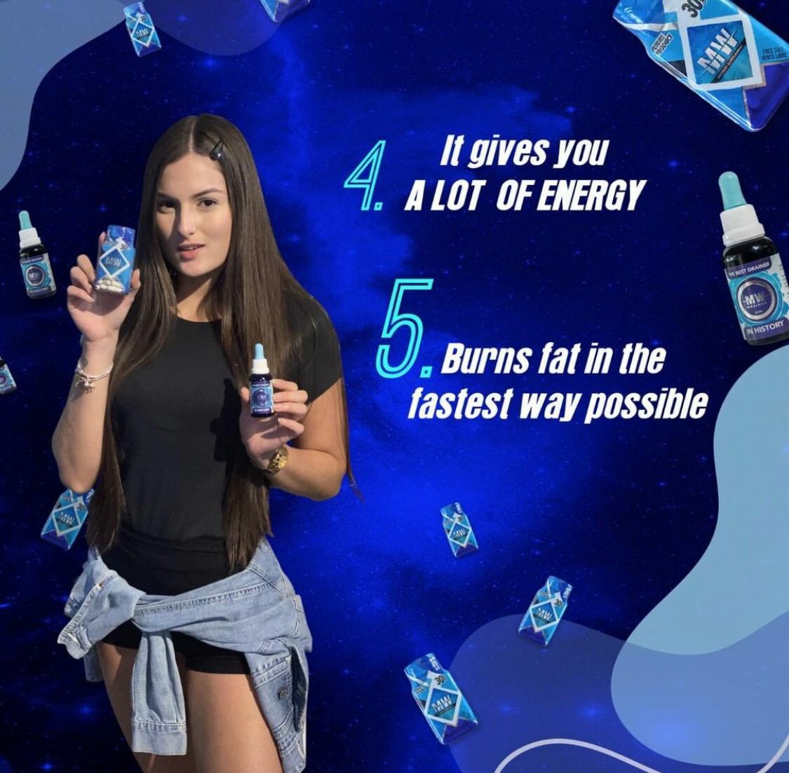 MW  SUPPLEMENT & DRAINER KIT DETOX GERMAN FORMULA /ADELGAZANTE ELIMINA GRASA