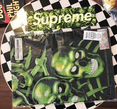 supreme glow in the dark sticker