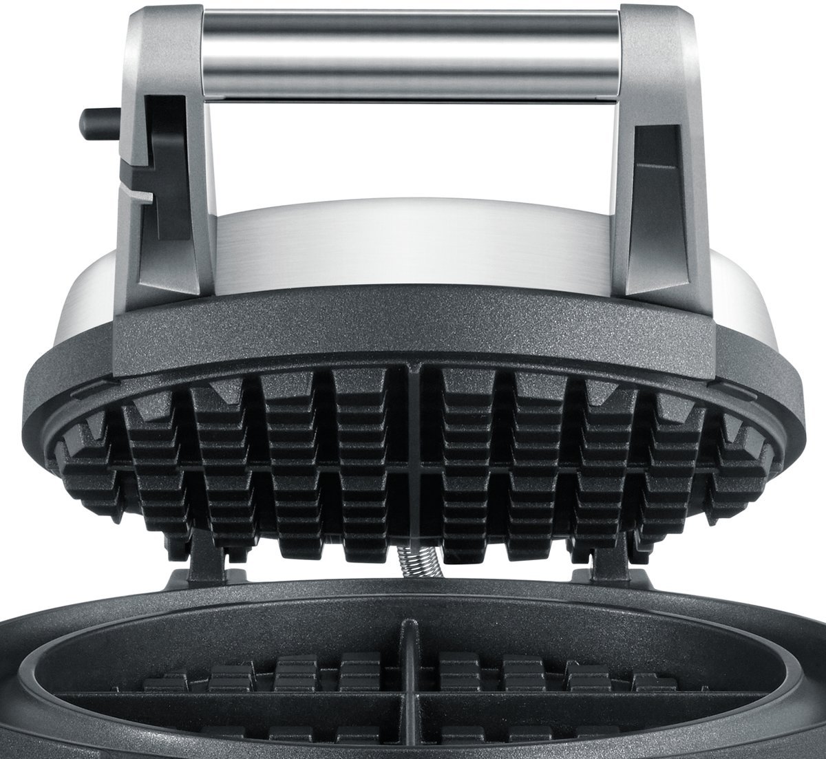 Breville BWM520BSS the NoMess Waffle Classic Circular Waffle Maker