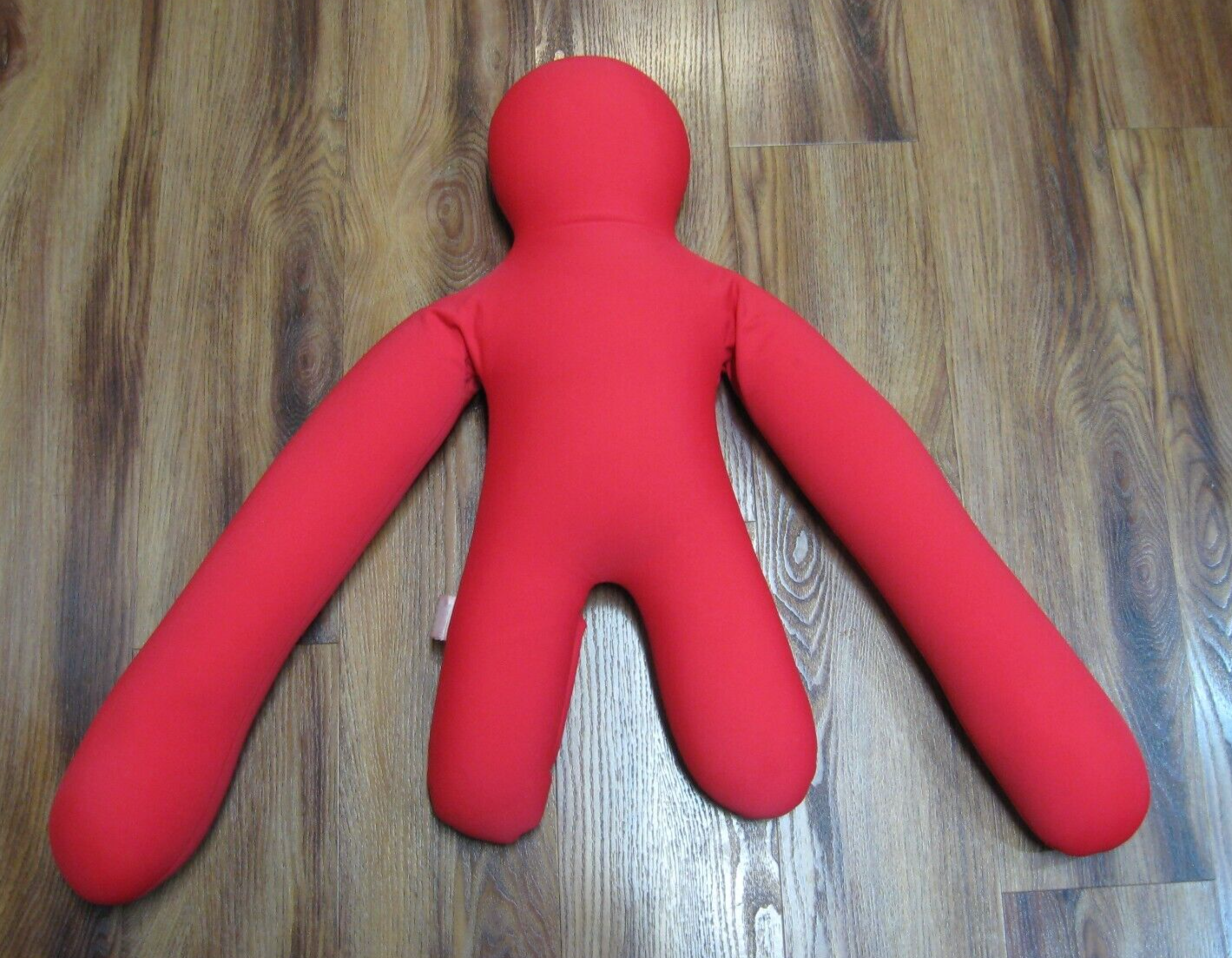Mogu Red Long Arm Microbead Doll Pillow