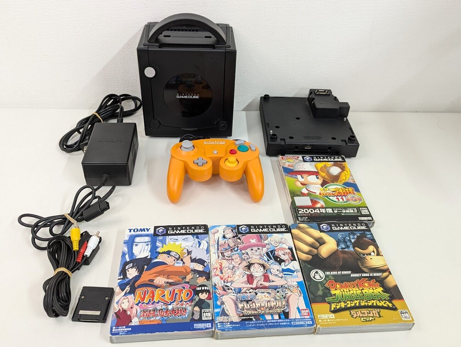 Z953 Nintendo GameCube Console Black GC DOL-001 JAPAN Player