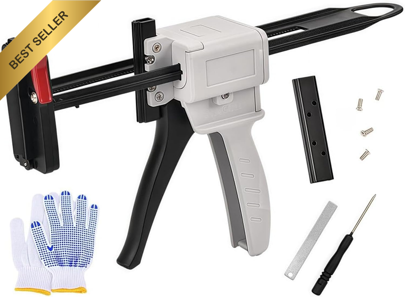 Toothpaste Tube Glue Gun, Tube Squeezing Machine Dispenser Glue Gun, 704 Univers
